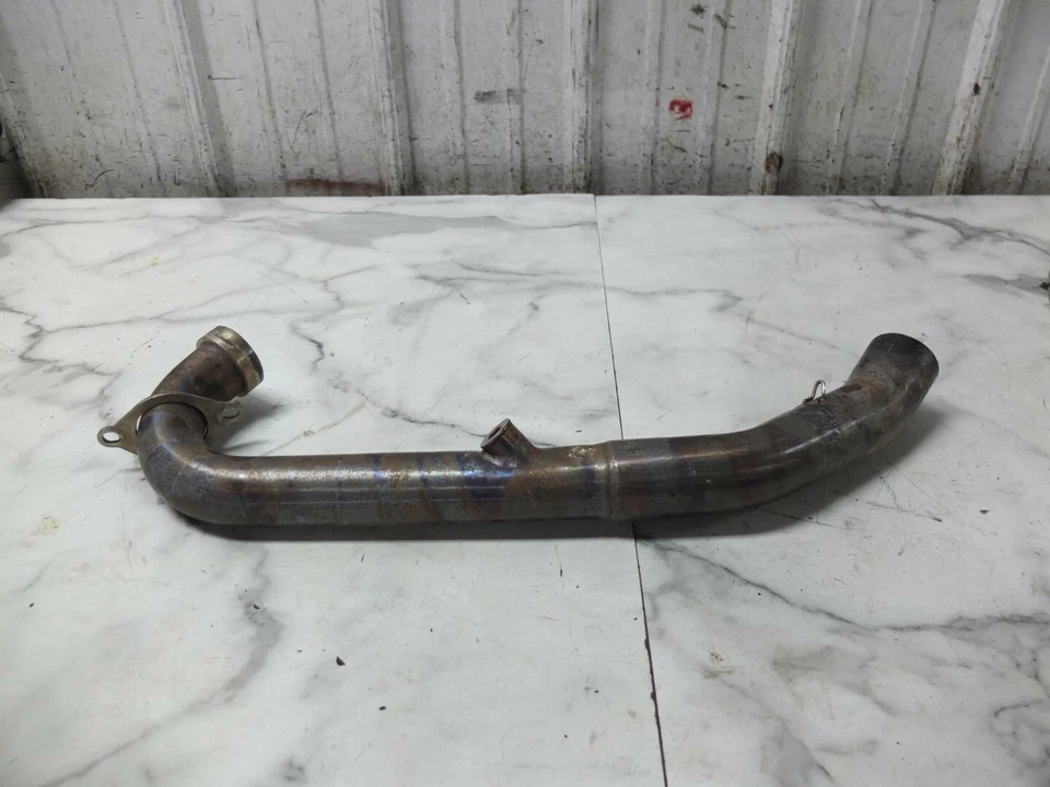 07 Polaris Victory Vegas Jackpot Front Muffler Exhaust Header Pipe - Image 3 of 4