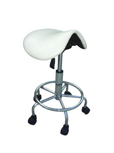 Ergonomic Saddle Chair With Foot Rest White Aus Seller Ebay