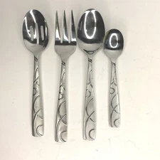 Cambridge CONQUEST Serving Pieces Stainless Flatware  Set Of 4