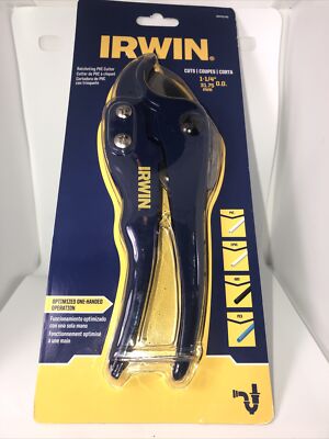 IRWIN Ratcheting PVC Cutter 1-1/4''(31.75mm) OD IRHT81740