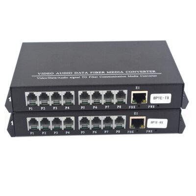 Pots Landline rj11 Telephone rj45 Ethernet over Fiber optic Media Converter 1set