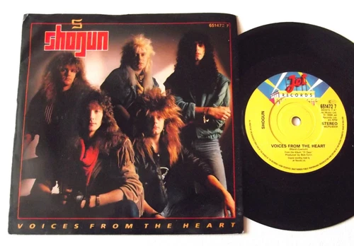 SHOGUN Voices From The Heart NEAR MINT 7" vinyl UK 1988 PS 1st Press