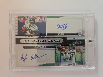 Dual NFL Auto #'d /199 - Al Toon And Wesley Walker. 2024 Panini Absolute.