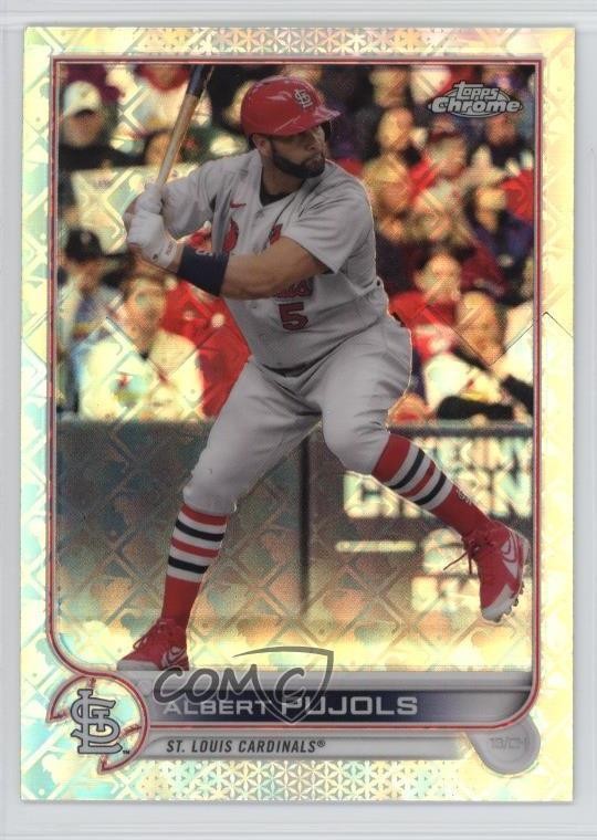 2022 Topps Chrome Logofractor Edition Albert Pujols #85 05k6