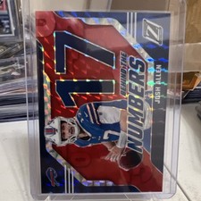 Panini Zenith Behind the Numbers Insert Josh Allen #15 Buffalo Bills NFL 2023