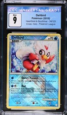 2010 Pokemon Heartgold & Soulsilver Delibird League CGC 9 39/123