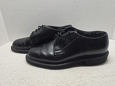 Bates Black Leather Vibrum Sole Derby Men's 4C Police Security Military Shoes