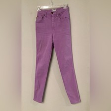 Vintage Violet Moschino Stretch Jeans Pants in Size 28. In Excellent Condition.
