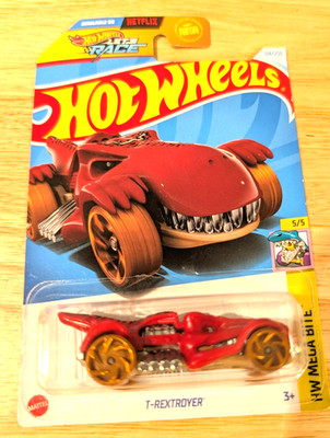 2024 Hot Wheels t-rextrover  #114/250/hw mega bite/red/New