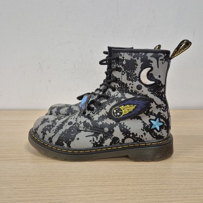 Dr. Martens 1460 Space Moon Planets Stiefeletten Reißverschluss Größe UK 5,5 EU 38,5 Damen