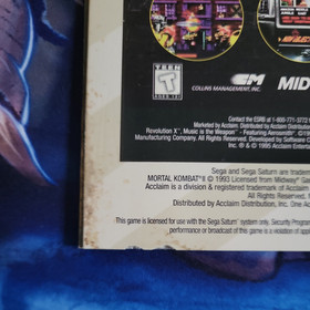 Mortal Kombat II (Sega Saturn, 1996) Complete Tested CIB