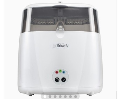 Dr. Brown s Deluxe Electric Bottle Sterilizer Includes Removable Safe HandleTray