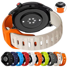 20mm 22mm Sport Silicone Watch Band Universal Quick Release Wrist Strap UK