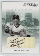 2005 Donruss Studio Auto Yorman Bazardo #127 Rookie Auto RC 1l9o