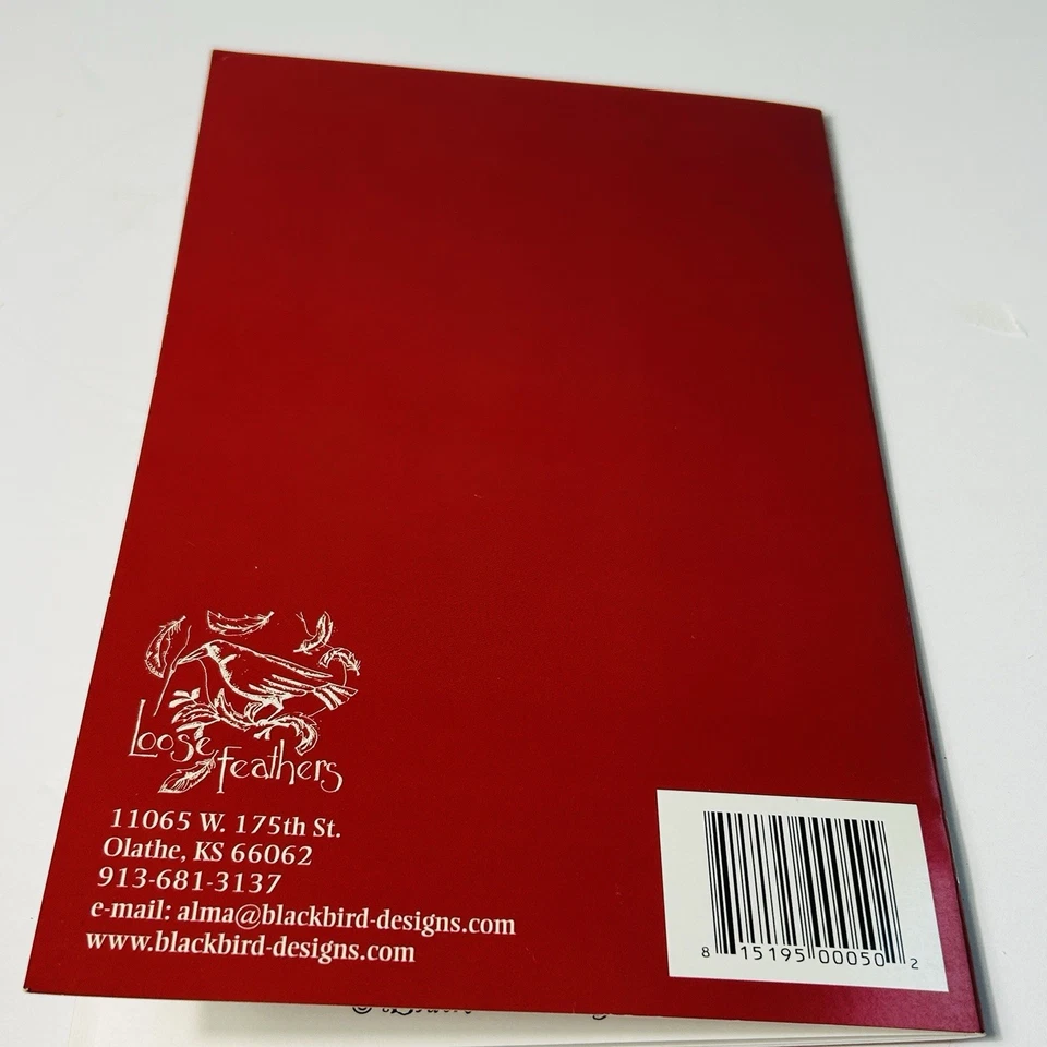 Blackbird Designs Sweetheart Sampler Cross Stitch Loose Feathers Pattern 12 2005 - Image 4 of 4