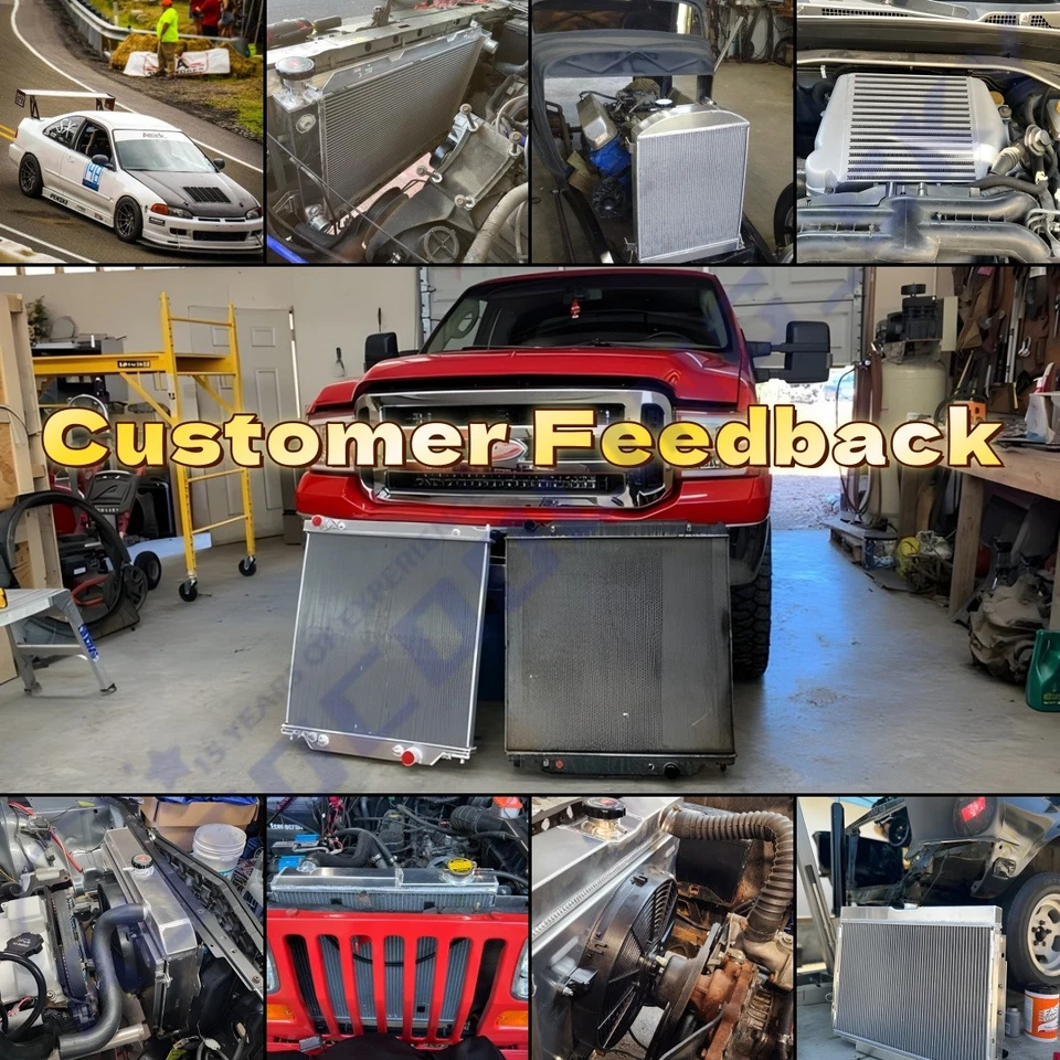 Ventilador de cubierta de radiador de 3 filas apto para Chevy Malibu 1997-2003 1999-2005 Pontiac Grand Am Foto 3 de 4