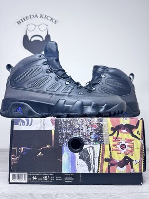 Size 14 - Nike Air Jordan 9 Retro Boot NRG Black Concord 2018 AR4491-001 Mens