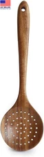 DDJSJ Teak Kitchen Utensils,Colander Ladle Skimmer Scoop Kitchenware Scoop Dippi