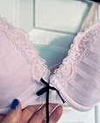 Wonderbra Size 36C Lt Pink Padded Lace Push Up Bra Y2K — photo 2