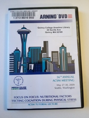 Focus On Focus: Nutritional Factors Affecting Cognition During Physical... DVD