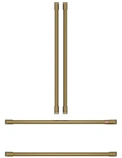 Cafe CXSB4H4PVCG 4 Piece Refrigeration Handle Kit for Use with Select Cafe Frenc