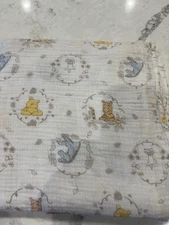 Disney Aden Anais Winnie the Pooh Baby Blanket Muslin Swaddle Pooh Eeyore Piglet
