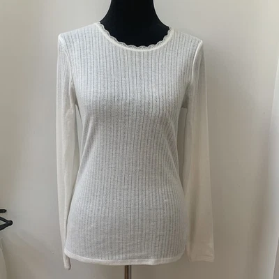 M & S x 2 vests size 12 brushed thermal white long sleeved womens new other - Image 1 of 4