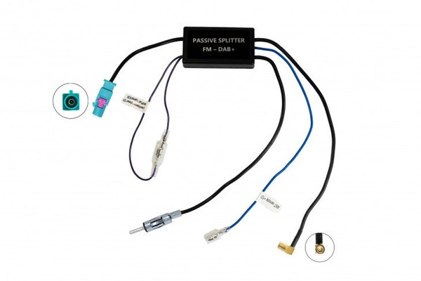 Autoradio Antennenadapter FüR Audi A1 A3 8P 8PA A5 8T 8F Fakra Dab+ Antennen-image