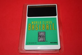 WORLD CLASS BASEBALL FOR TURBOGRAFX-16 TG16 IN CASE WITH INSTRUCTIONS!