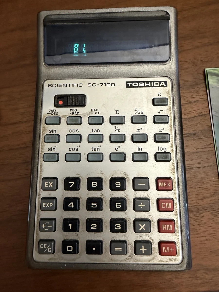 Toshiba Vintage Calculator for sale | eBay