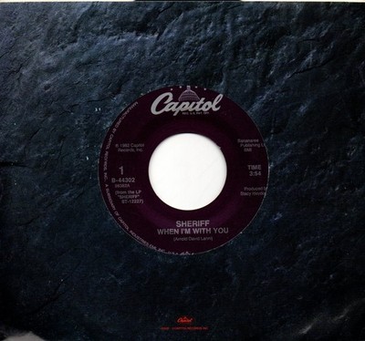 Sheriff:When I'm with you/Give me rock 'n roll:US Capitol :Re-Issue