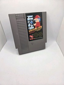 Nintendo NES 1987 Wrecking Crew Mario UK PAL 5 Screw Genuine Cart Tracked Post 