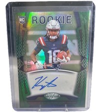 2023 Panini Certified - Signatures Mirror Green Auto 19/25 Kyle Williams RC Pats