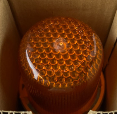 DG Controls XFD/DC/24/SH Miniature Xenon Beacon 24V DC Amber 286 7300 New UK