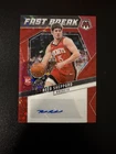 Reed Sheppard Fast Break Auto /49 Red 2024-25 Panini Mosaic Rockets RC