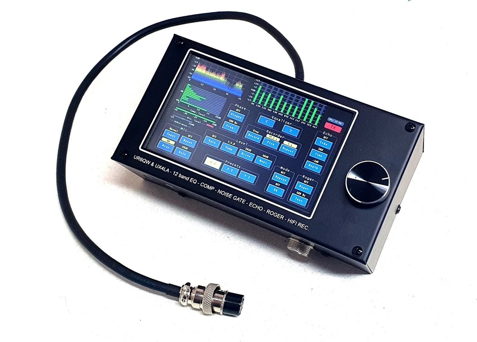 Per IC-7610 ESSB Compressore Rumore Gate 12 Bande Suono EQ XLR Registrazione 48V ICOM - Immagine 2 di 4