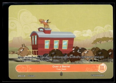 Kayou 2026 My Little Pony TCG 1st Edition #BP01-C38 Over a Barrel Train Heist