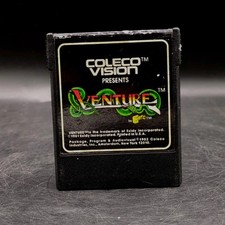 Vintage 1981 Venture ColecoVision Video Game Cartridge - Authentic Tested