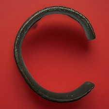 Ancient Bactria / Luristan Region Large Bangle (bracelet) Estimate 200ad