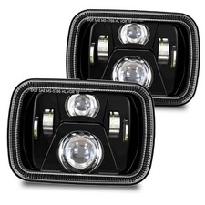 H6054 5x7 6x7 LED Headlights Compatible with Jeep Cherokee 5x7 Classic Version