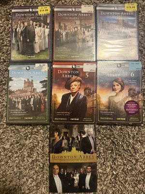 Downtown Abbey Lot Seasons 1 2 3 4 5 6 & Movie DVD Sealed Brand New PBS Complete
