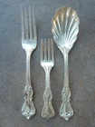 Reed & Barton All Sterling MARLBOROUGH Sugar Spoon Dinner Fork & Baby Fork 96 gr