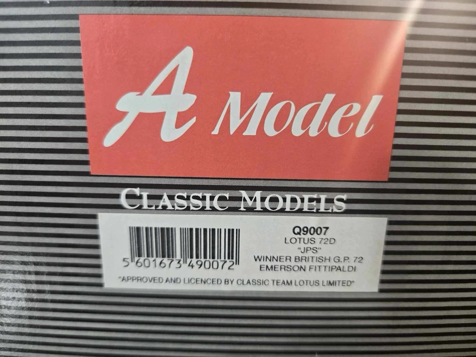 Lotus 72D 1/18 Scale Model Car Emerson Fittipaldi Quartzo - Image 3 of 4