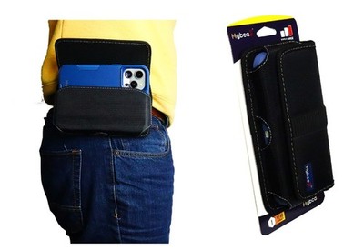 Mgbca Nylon Phone Holster Pouch For iPhone 17/16/15/14 Pro Belt Loop Holder Case