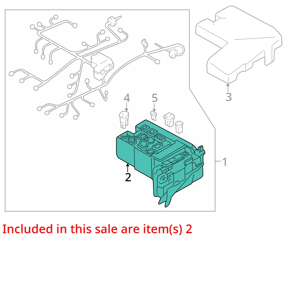 Fuse Box Engine Compartment Coupe Fits 00-05 ECLIPSE 1949374 Foto 3 de 4
