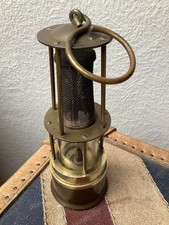 Grubenlampe, Bergmannslampe - Messing 14 cm