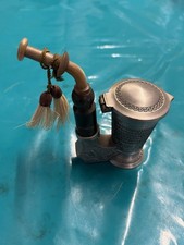 Antike Schnaps Pfeife BMF Zinn Unbenutzt Vintage Sammler Alt Rar