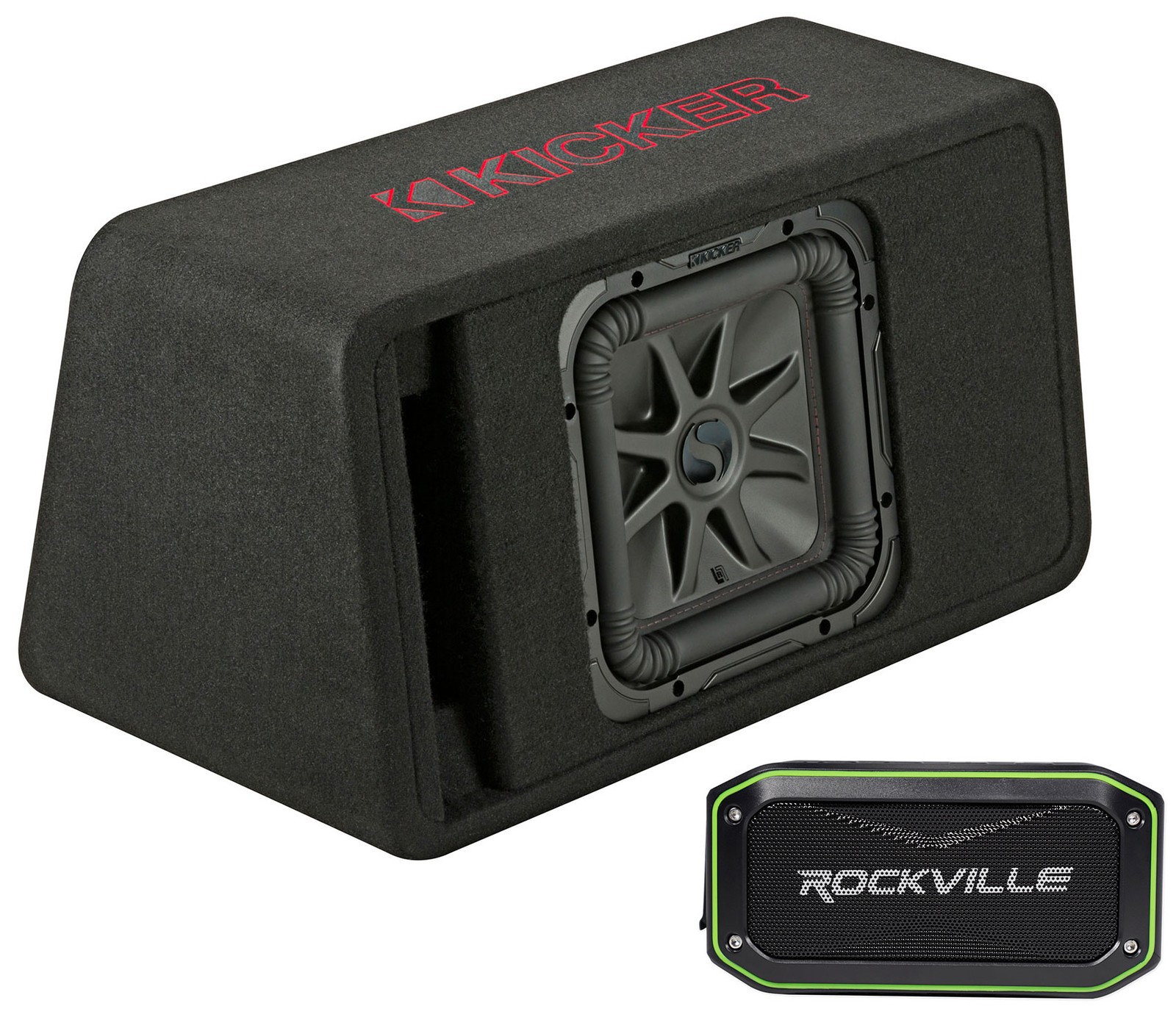 Сабвуфер KICKER 45VL7R102 L7R 10 Вентилируемый корпус сабвуфера Домашний динамик Bluetooth 46890₽