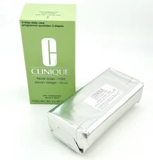 CLINIQUE Facial Soap BAR Mild for "Dry Combination" Skin 5.2 oz FULL SIZE NIB