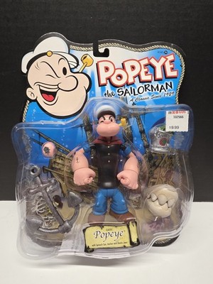 Mezco Popeye the Sailorman Classic Popeye w/ Spinach Can ,  Anchor - 2001 -
